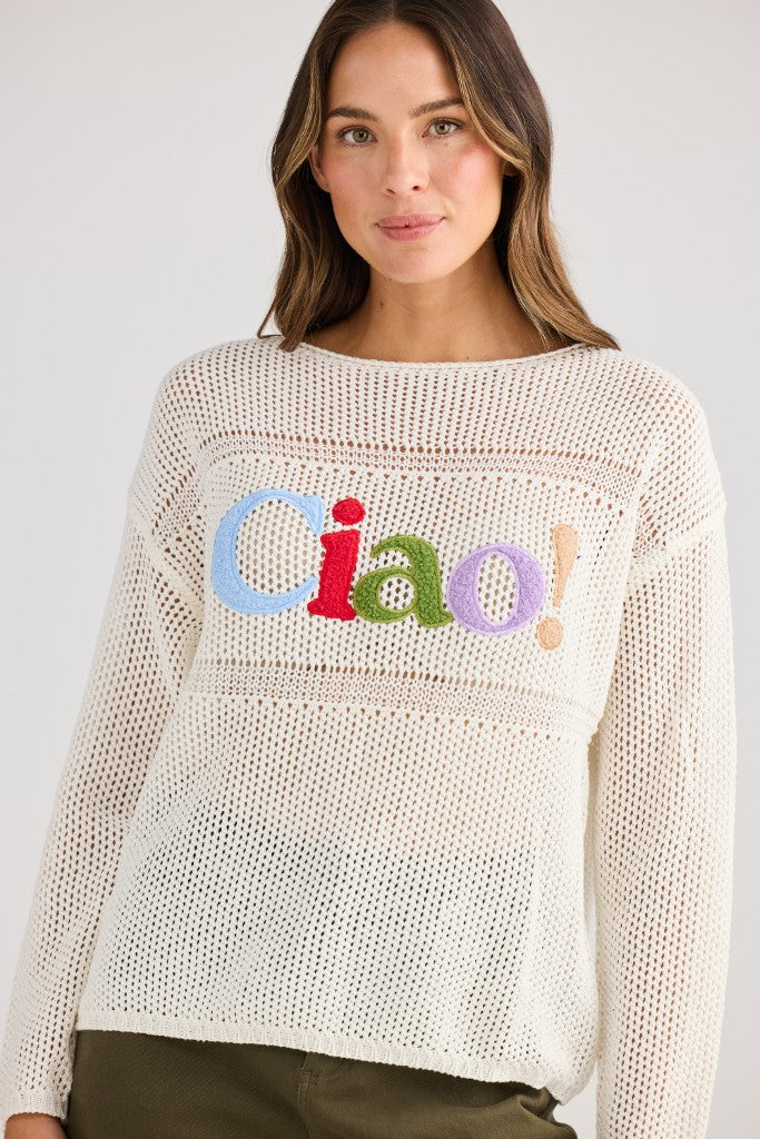 Ciao Knit in White