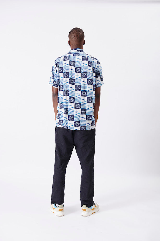 Aloe Cocktail Print Short Sleeve Shirt