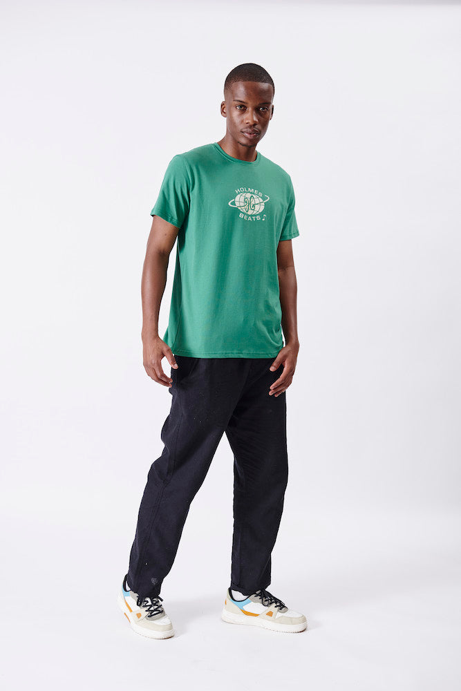 Beats SS Tee in Deep Sea Green