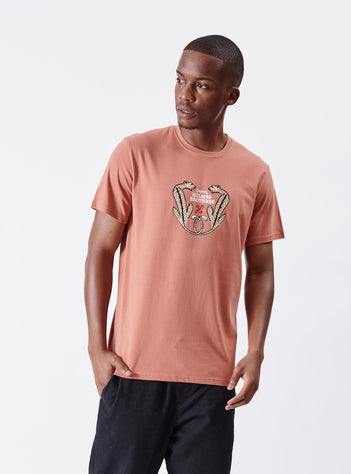 Original Leopards SS Tee in Ginger Spice