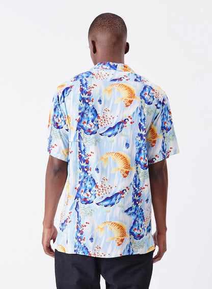 Fish Print Short Sleeve Shirt