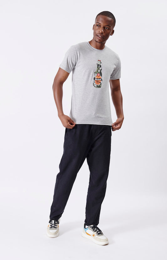 Weekend Dumpy SS Tee in Dirty Grey Melange