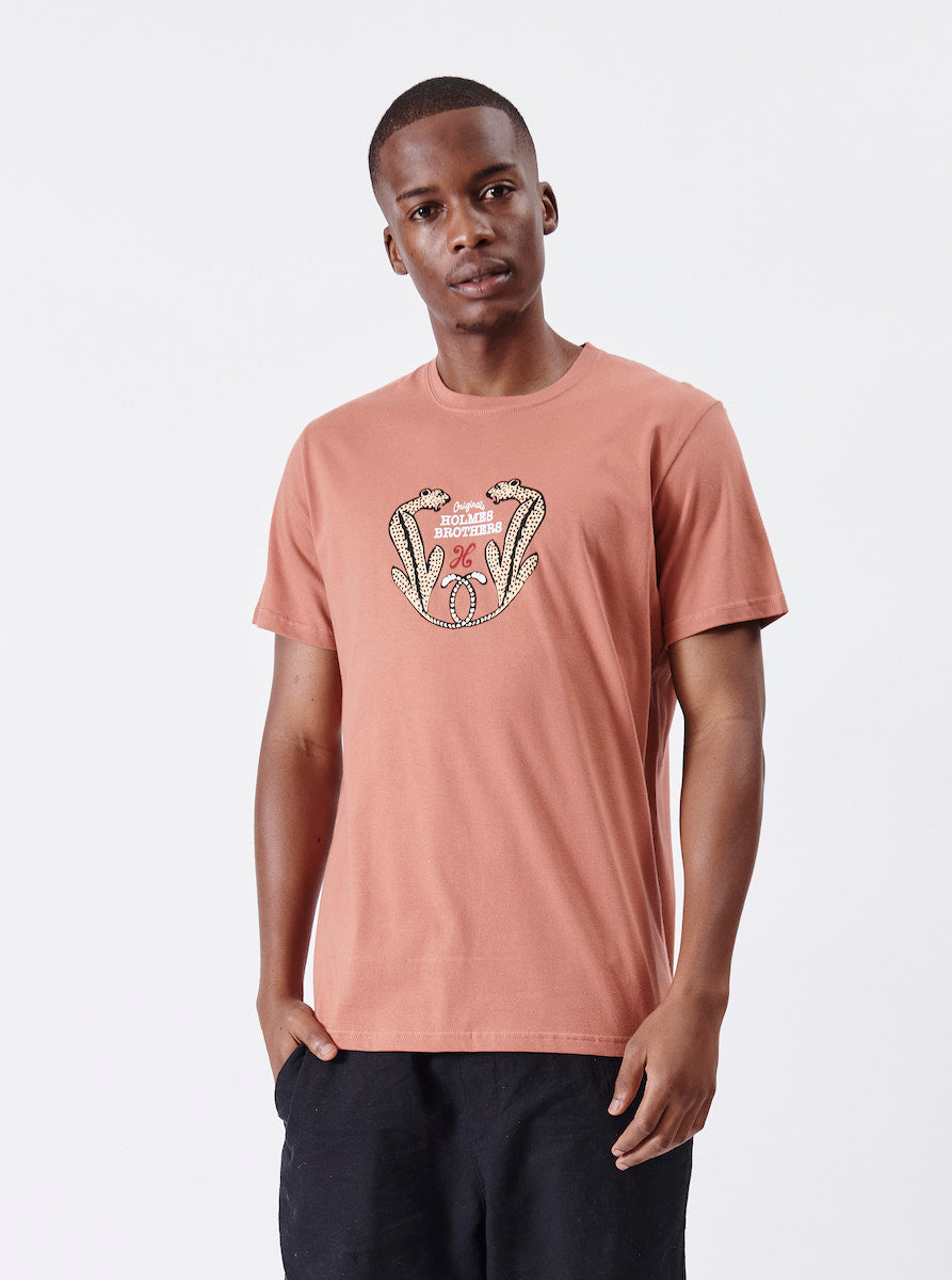 Original Leopards SS Tee in Ginger Spice