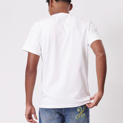 Beach Ride SS Tee in White