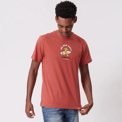 No Bad Days SS Tee in Red