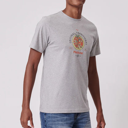 Traditional Med SS Tee in Grey