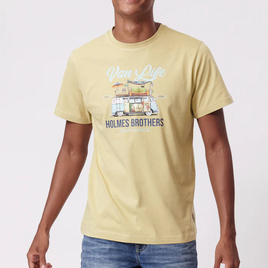 Van Life SS Tee in Yellow