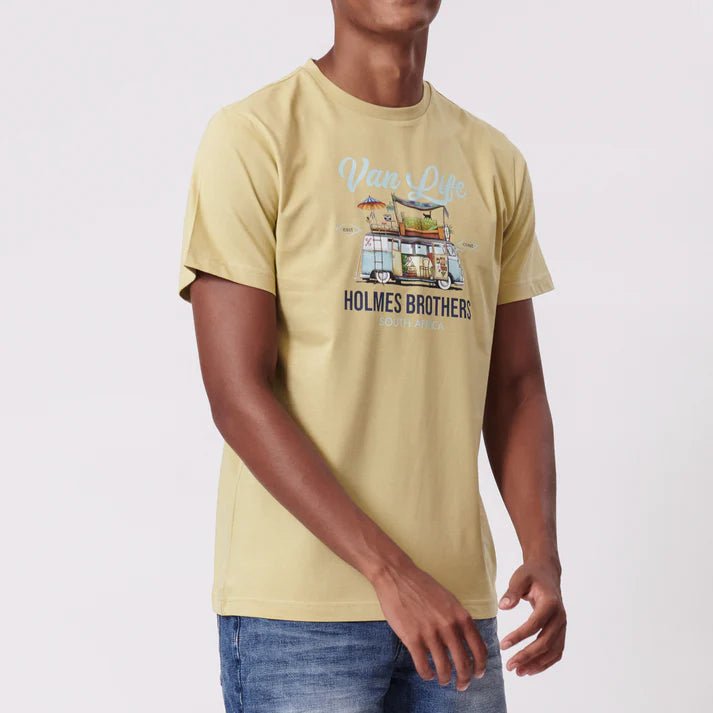 Van Life SS Tee in Yellow