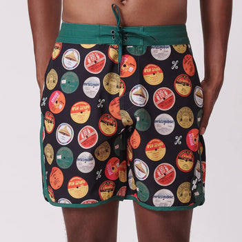 Vinyl Scallop Boardshorts