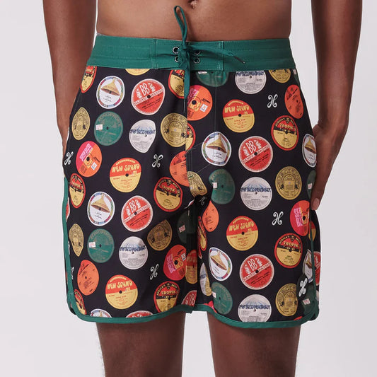 Vinyl Scallop Boardshorts