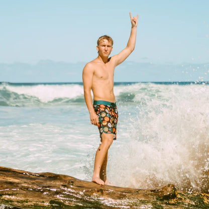 Vinyl Scallop Boardshorts