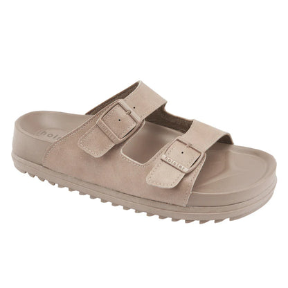 Stride Sandal in Beige