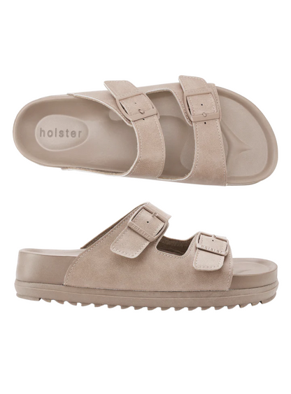 Stride Sandal in Beige