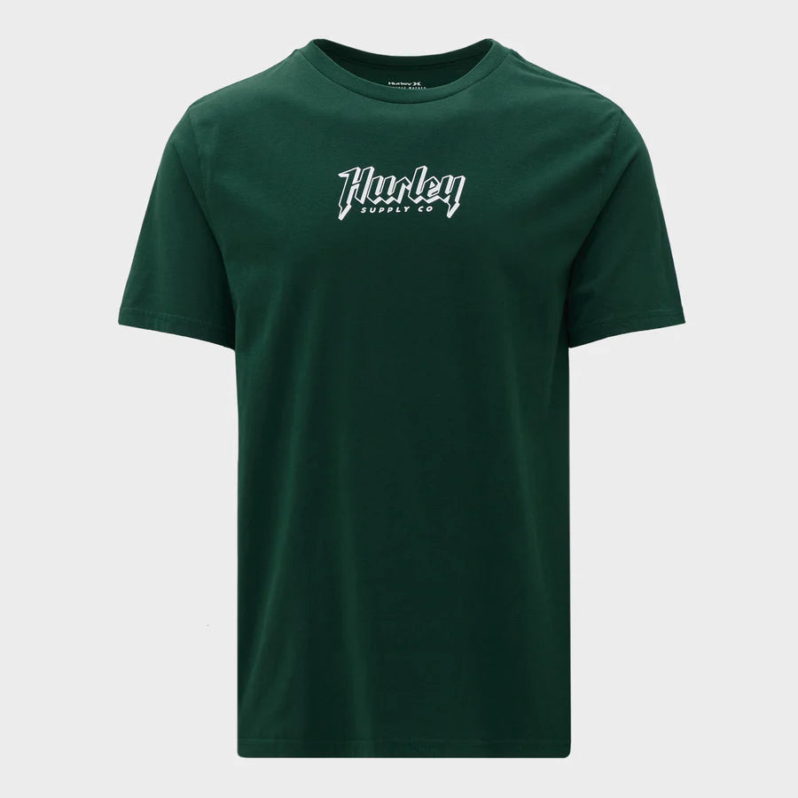 Built Centre SS Tee in Green Dream