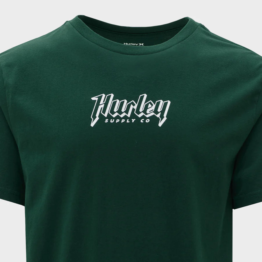 Built Centre SS Tee in Green Dream