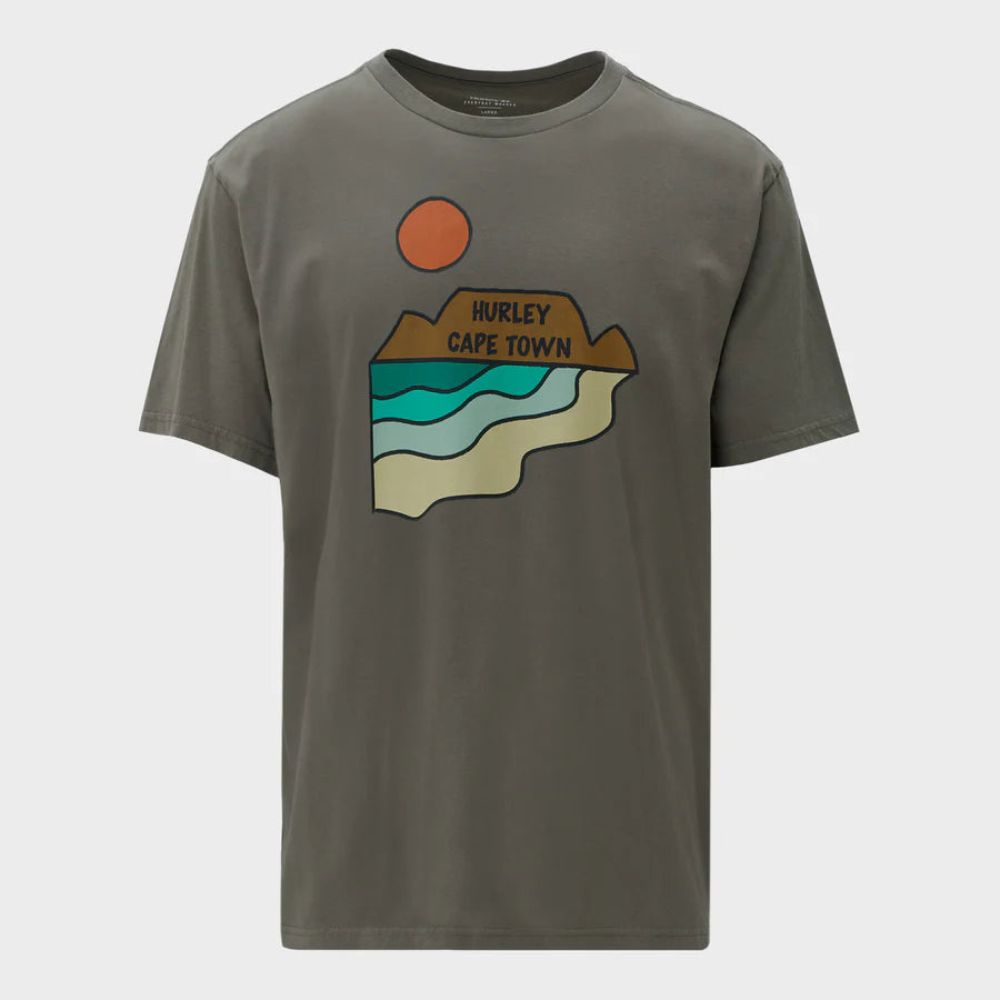Cape Town Shores SS Tee in Olive