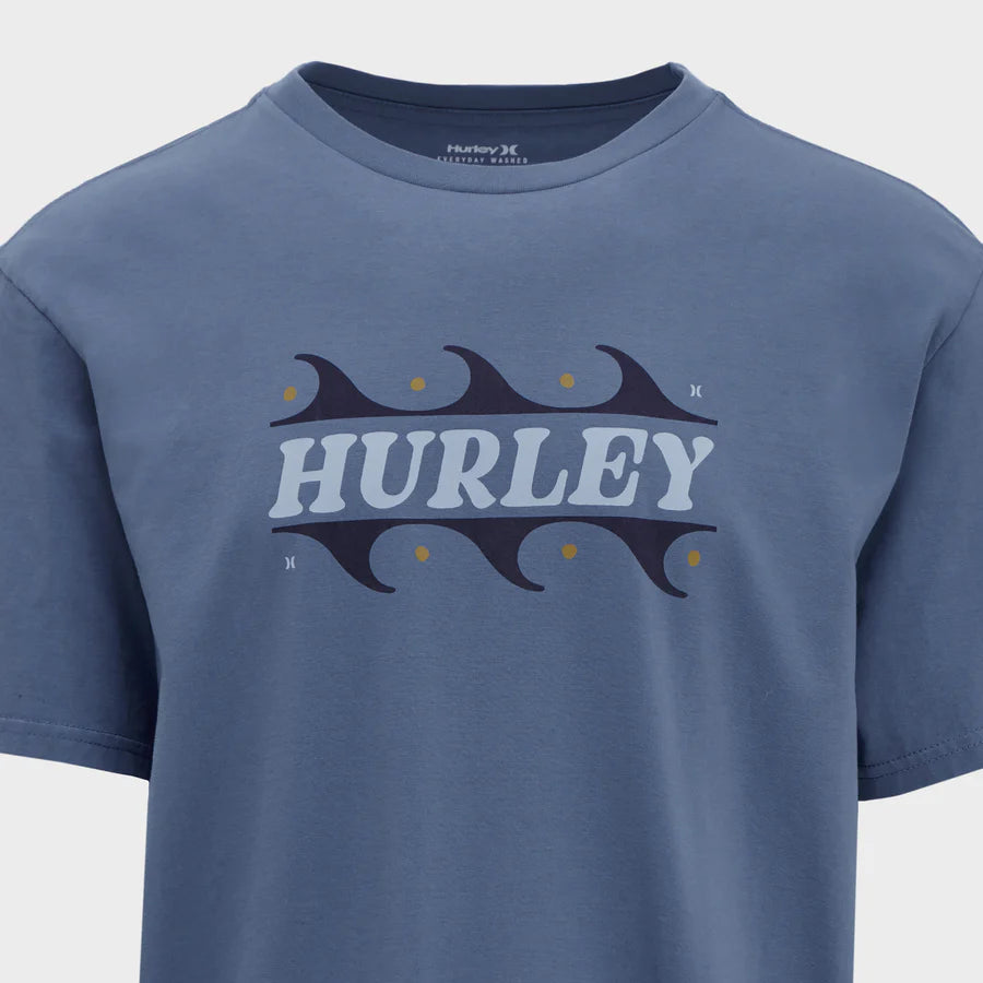 Just Swell SS Tee in Vintage Blue