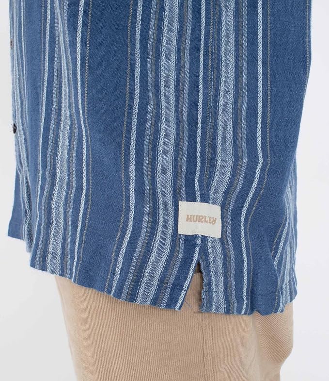 Oceanside SS Printed Shirt in Thunderberry