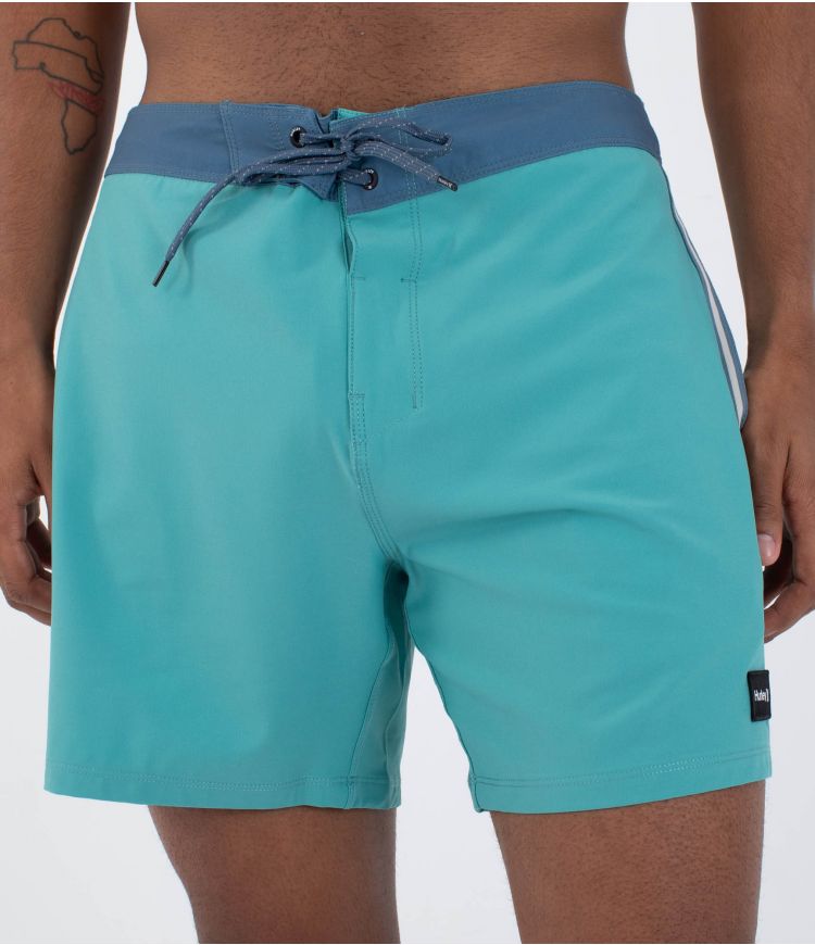 Phantom Eco Sessions 16" Boardshorts in Broken Jade