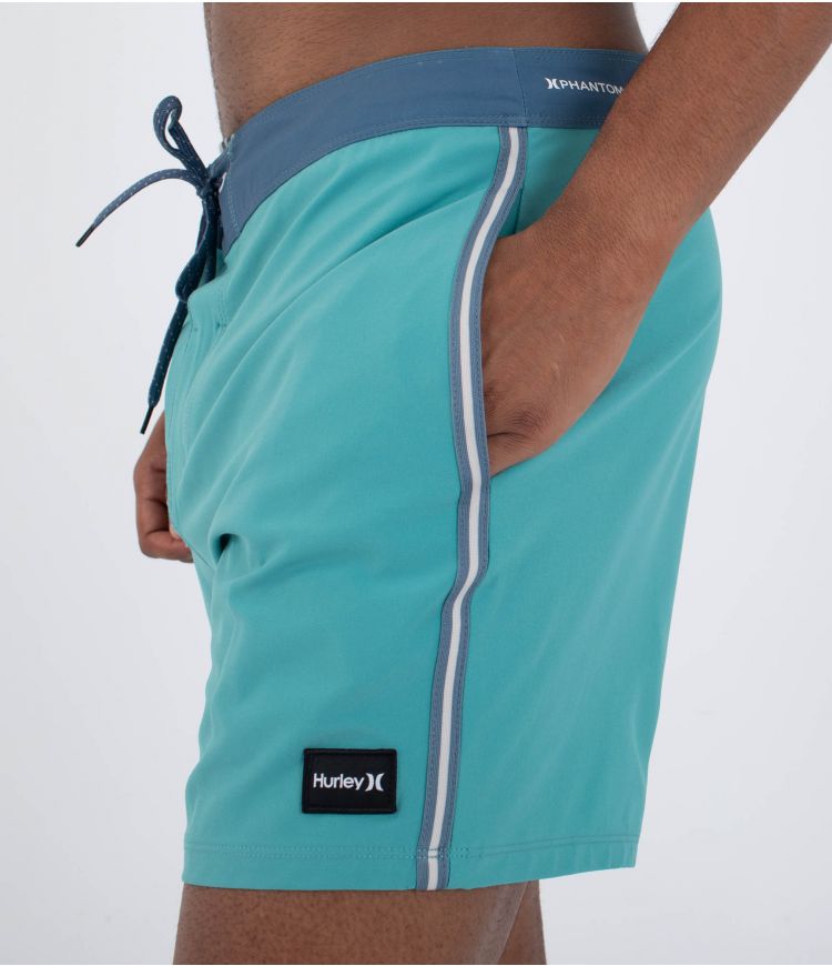 Phantom Eco Sessions 16" Boardshorts in Broken Jade