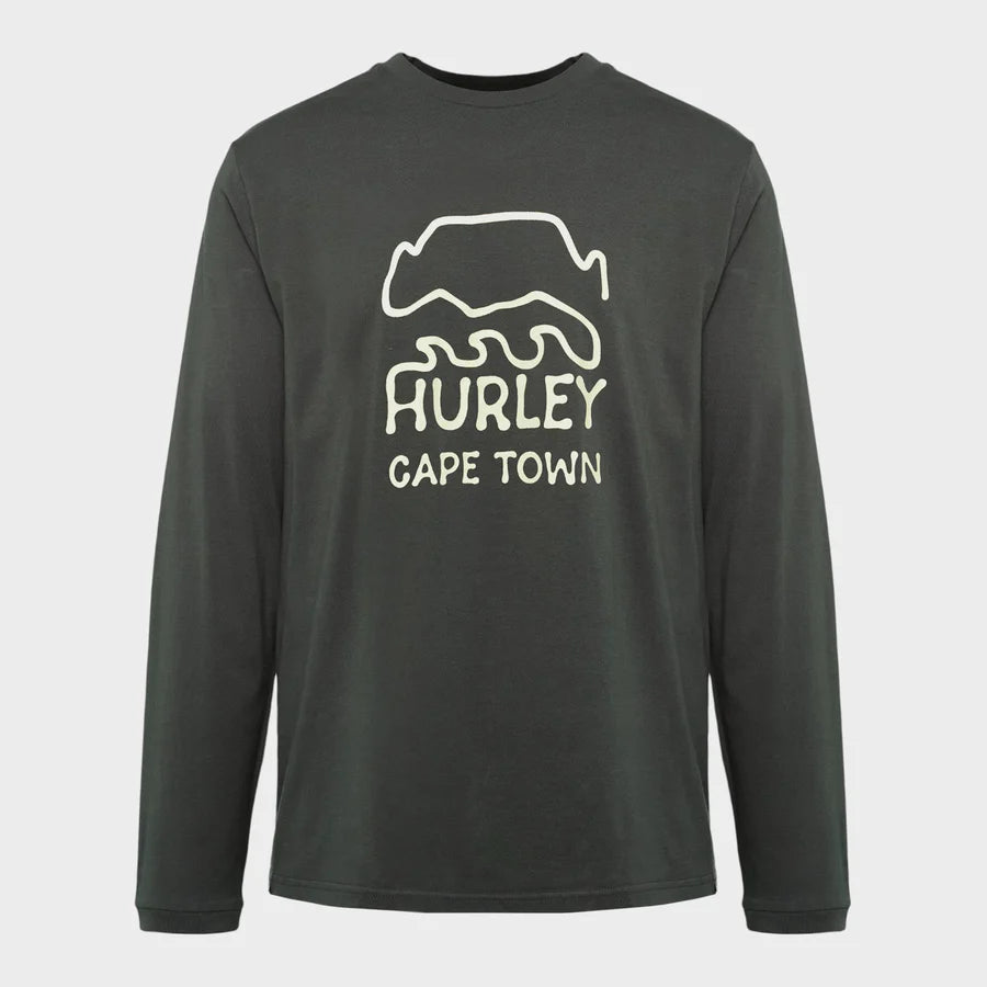 The Mountain LS Tee in Charcoal