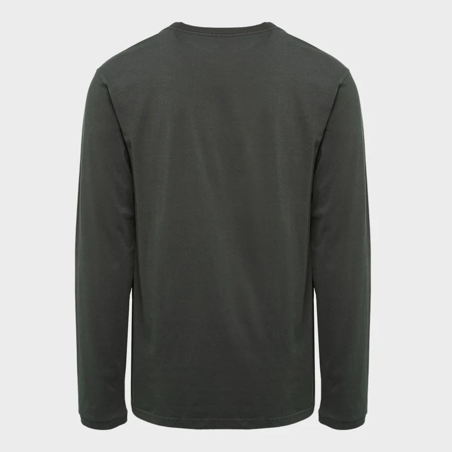 The Mountain LS Tee in Charcoal