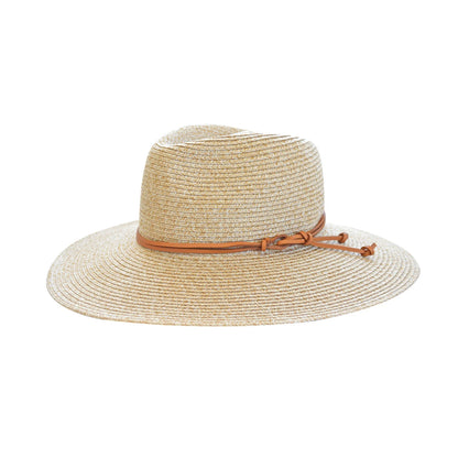 Kasai Wide Brim Fedora in Natural