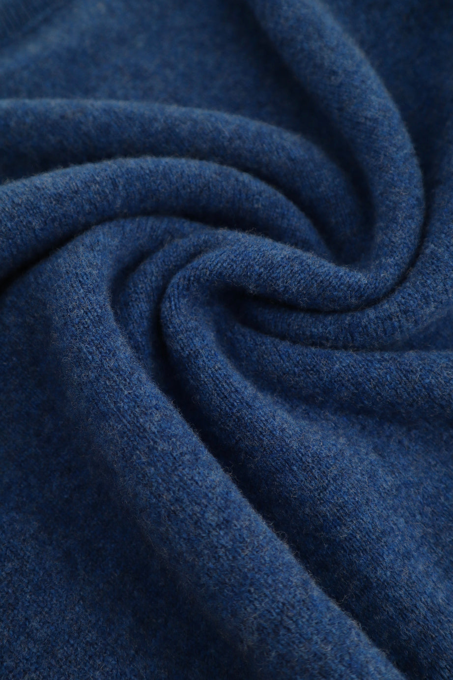 Lambswool V Neck Sweater in Blue Ribbon