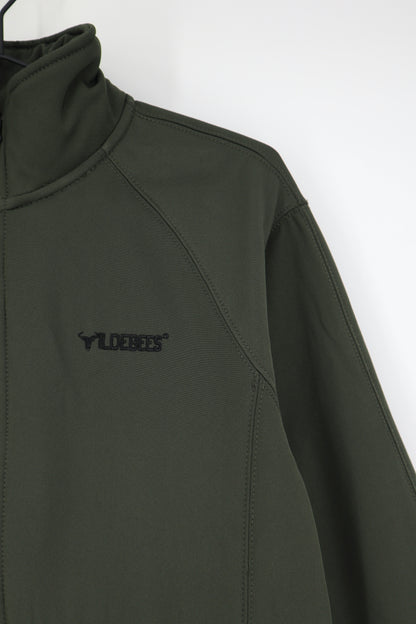 Teddy Bonded Softshell Jacket in Olive