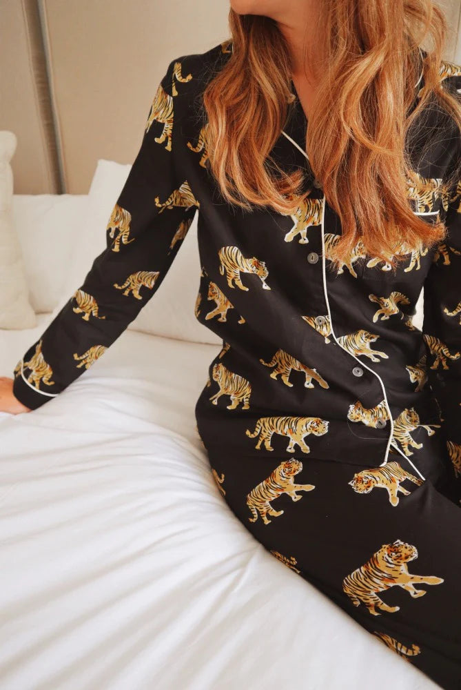 Solis. Cotton Long Pyjama Set Shop AP Jones Sleepwear Online Now