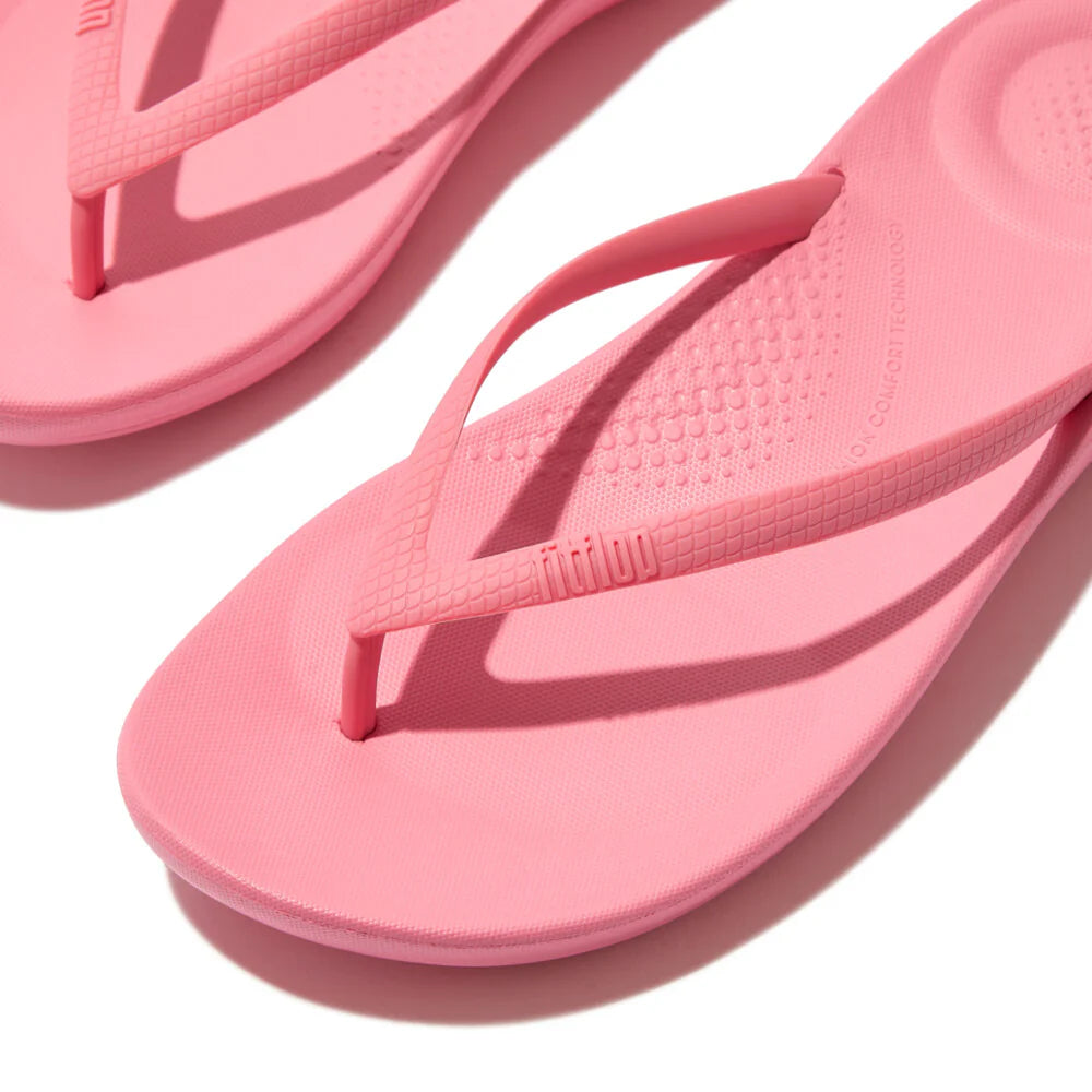 iQushion Ergonomic Flip Flops in Pink Perfect