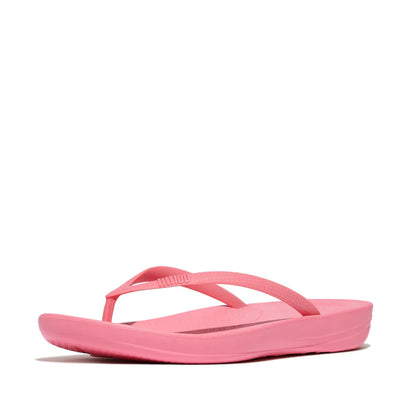 iQushion Ergonomic Flip Flops in Pink Perfect