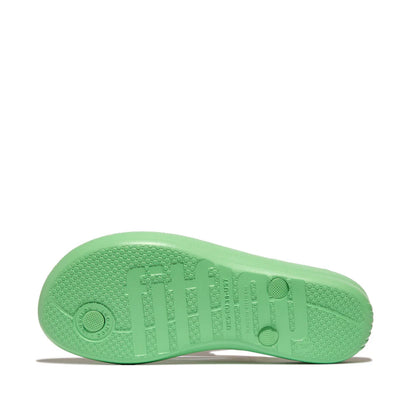 iQushion Ergonomic Flip Flops in Pop Green