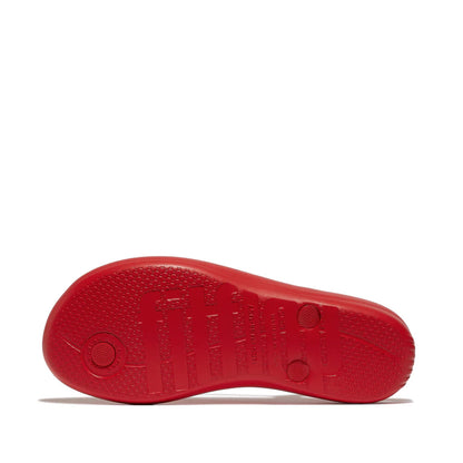iQushion Ergonomic Flip Flops in Red
