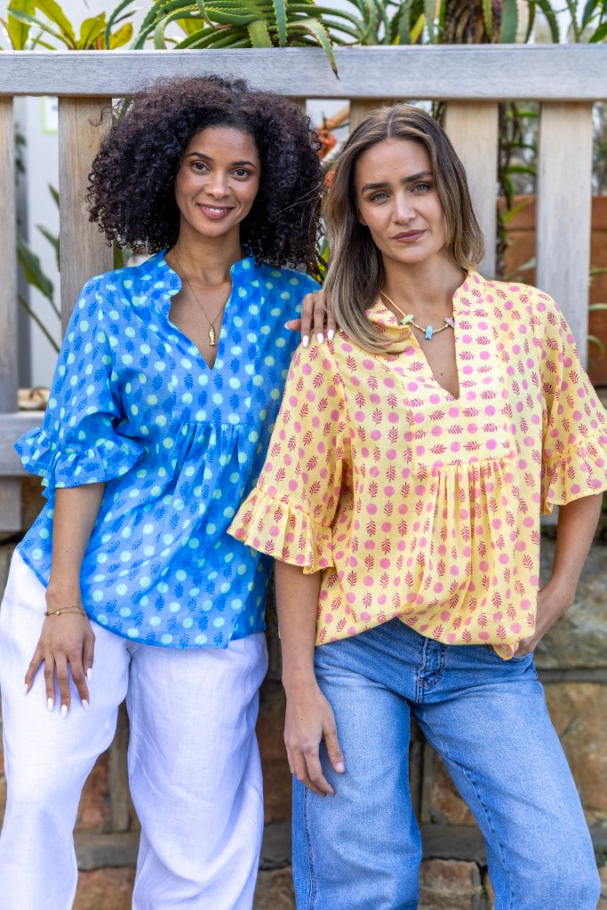 Celine Top in Yellow