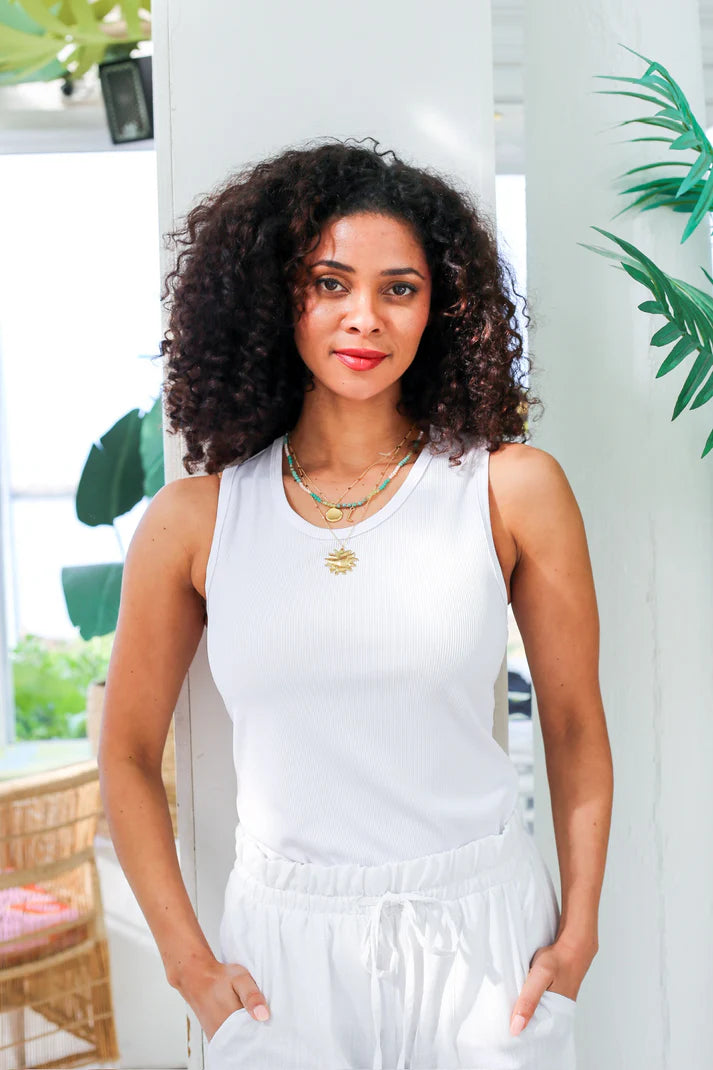 Classic Vest in White