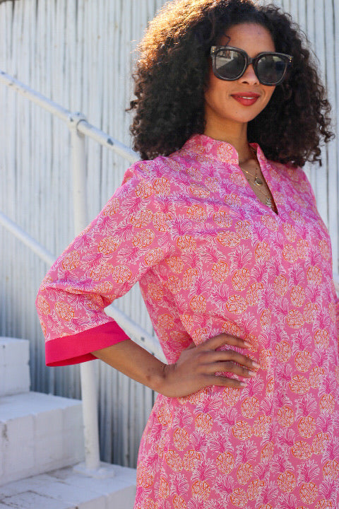 Constance Dress in Pinks