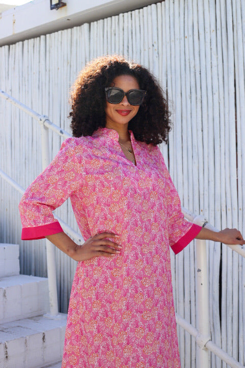 Constance Dress in Pinks