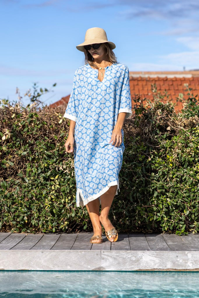 Dixie Dress in Dove Blue