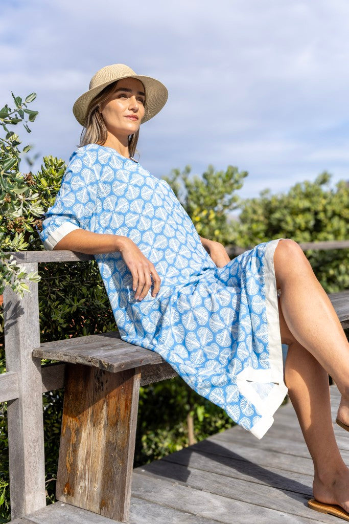 Dixie Dress in Dove Blue