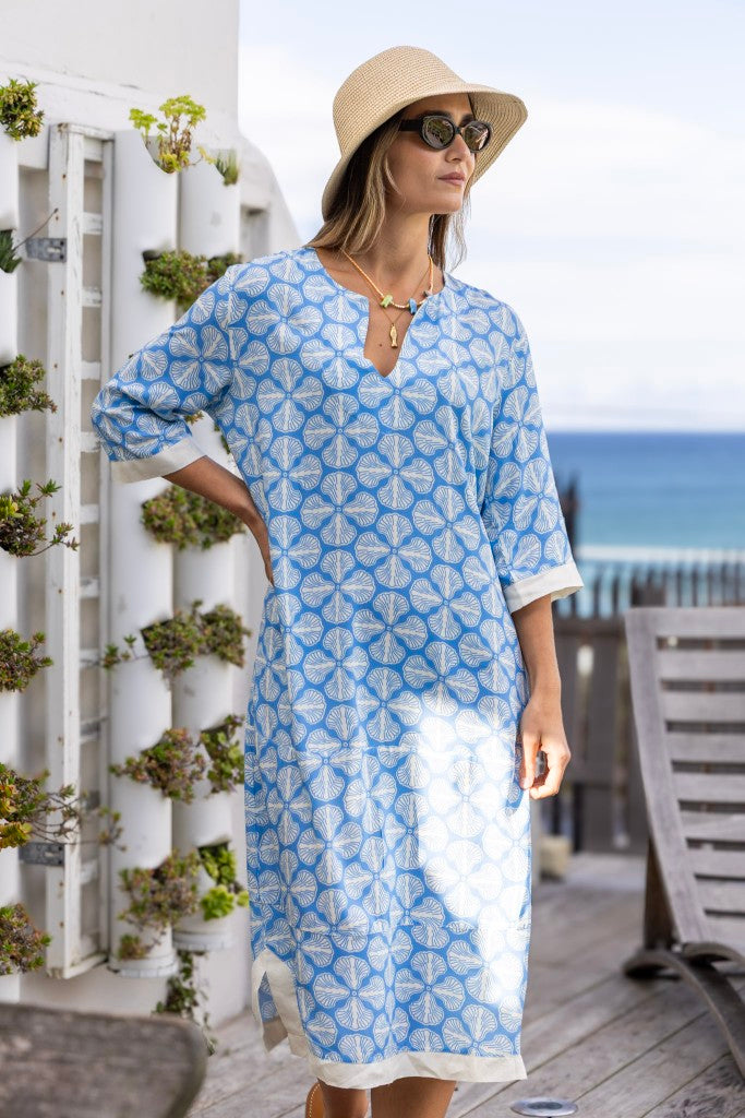 Dixie Dress in Dove Blue