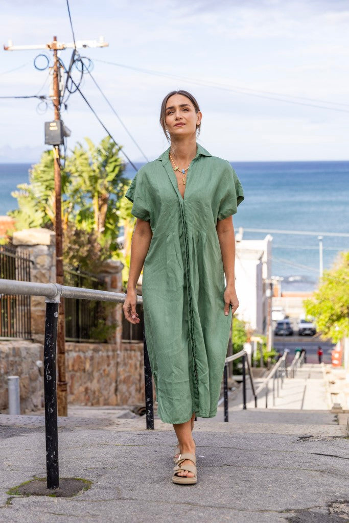 Dreamy Dress in Moss