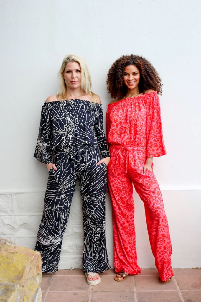 Easy Going Palazzo Pants in Red