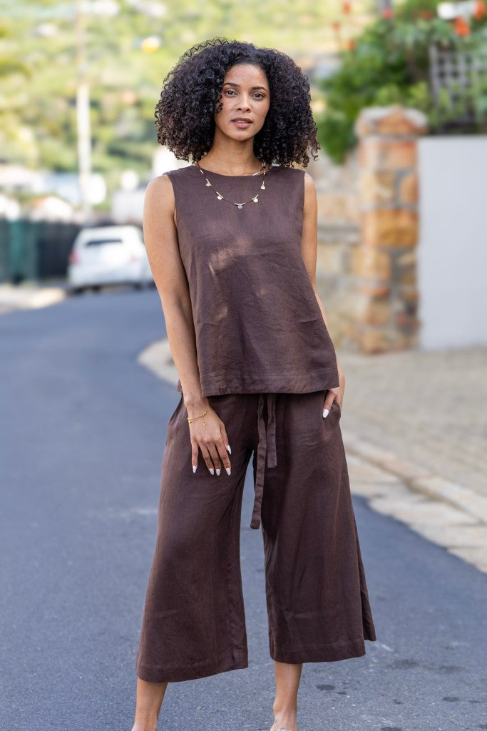 Josephine Cami in Chocolate
