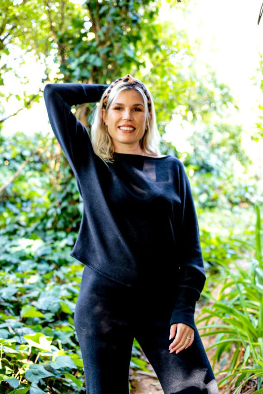 Reserved Knit in Black