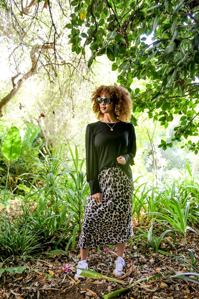 Simplistic Skirt in Leopard