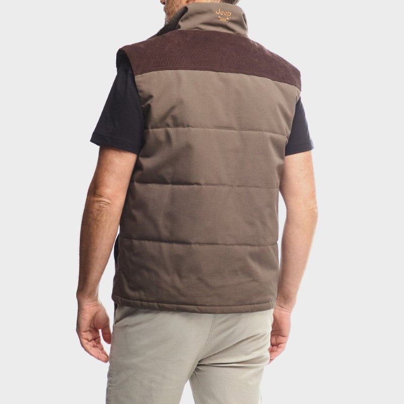 Bush Gillet Jacket in Brown