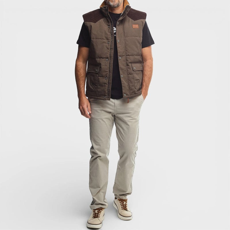 Bush Gillet Jacket in Brown