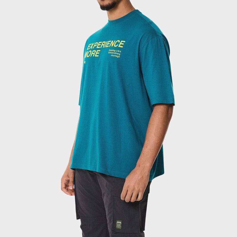 Experience More Oversized Fashion Tee in Teal