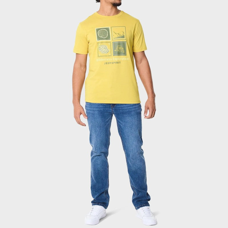 Wilderness Exploration Tee in Chartreuse